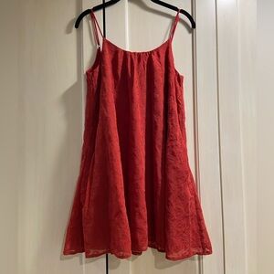 Lovers + Friends Embroidered Babydoll Dress